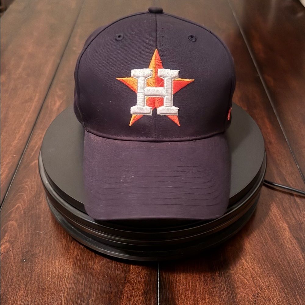 Houston Astros Navy Snapback Hat MLB Baseball Cap Genuine Merchandise